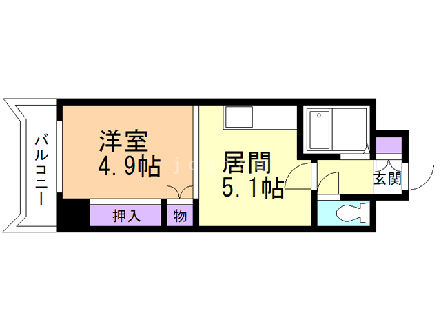 ティアラ手稲本町の間取り