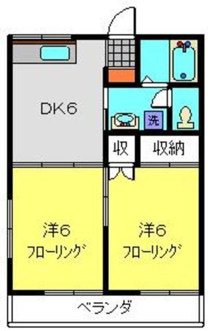 メゾンＹＯＫＯＨＡＭＡの間取り