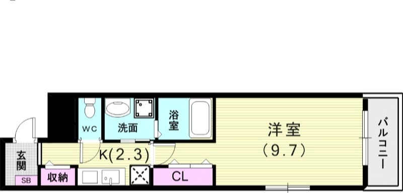 ルポ舞子弐番館の間取り