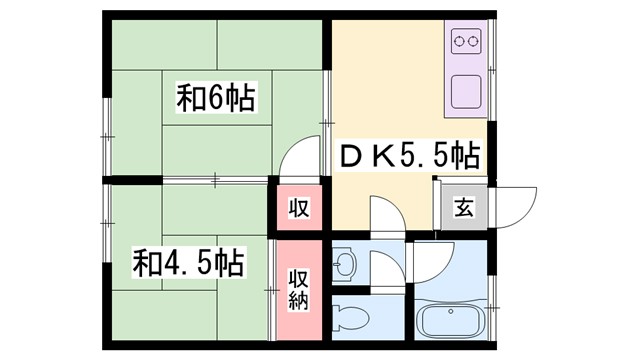 丸沢マンションの間取り