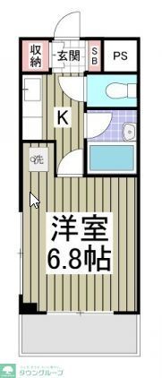 横浜市金沢区釜利谷東のマンションの間取り