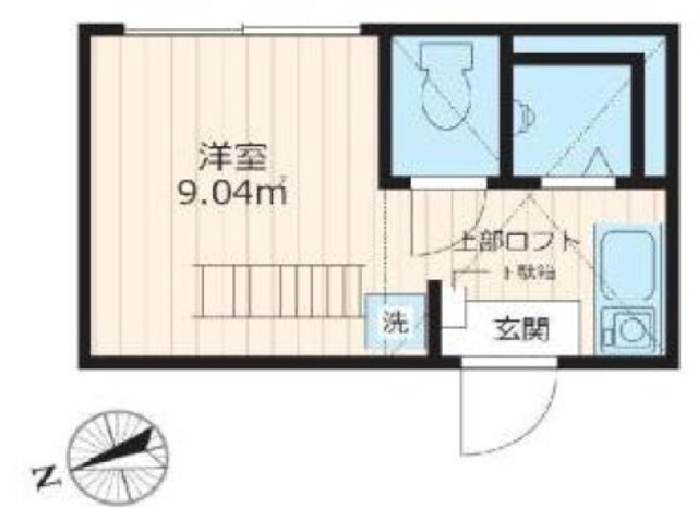 品川区戸越のアパートの間取り