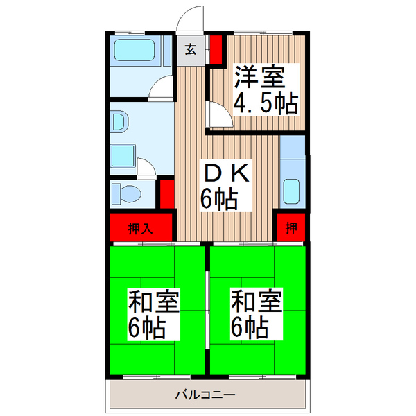 ニューハイム松木の間取り