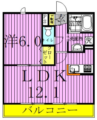 グランドソレイユの間取り