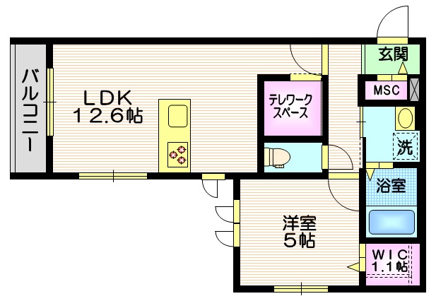 メゾン松澤の間取り