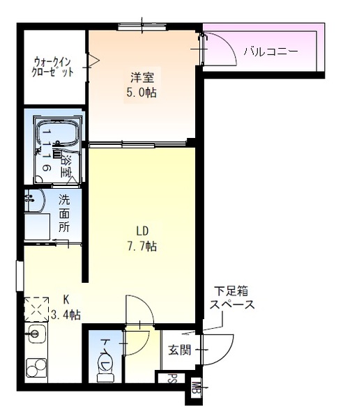 フジパレス泉大津3番館の間取り