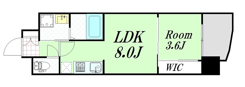 セレニテ福島アリアの間取り