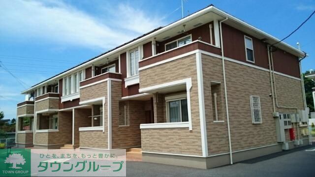 秩父市山田のアパートの建物外観