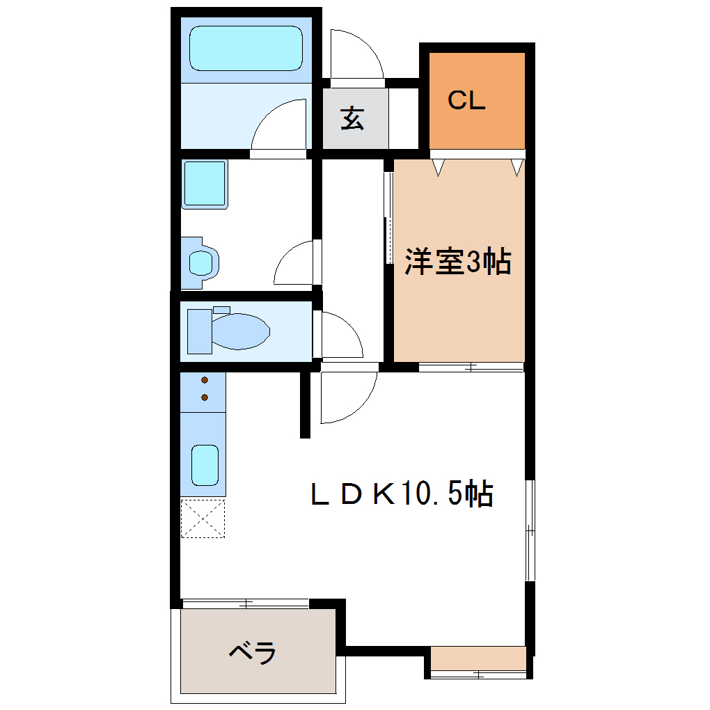 光風荘の間取り