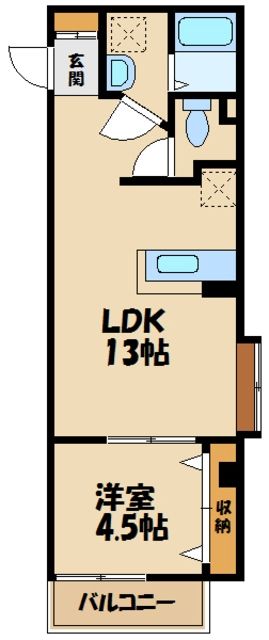 厚木市長谷のマンションの間取り