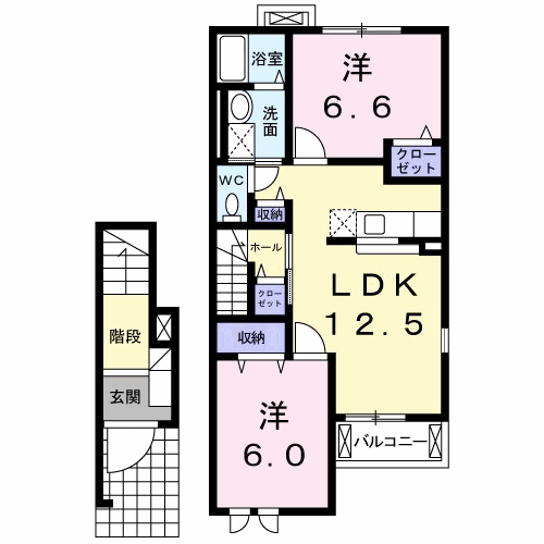 アルバ２の間取り