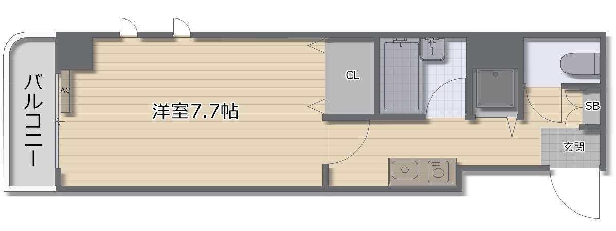 エスペランサあびこの間取り