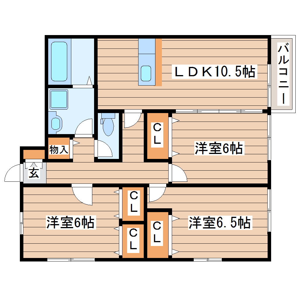 ステラータBの間取り