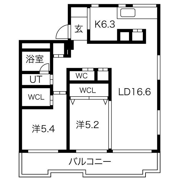 プレシャス藤が丘の間取り