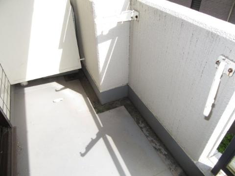 　バルコニー　洗濯機置き場