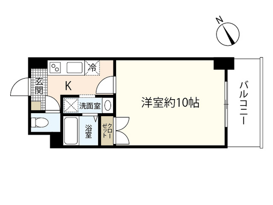 Ｓ－ＦＯＲＴ中広通りの間取り