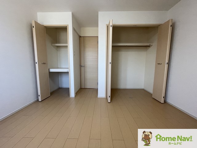 収納　大きな収納で荷物もすっきり片付きます。