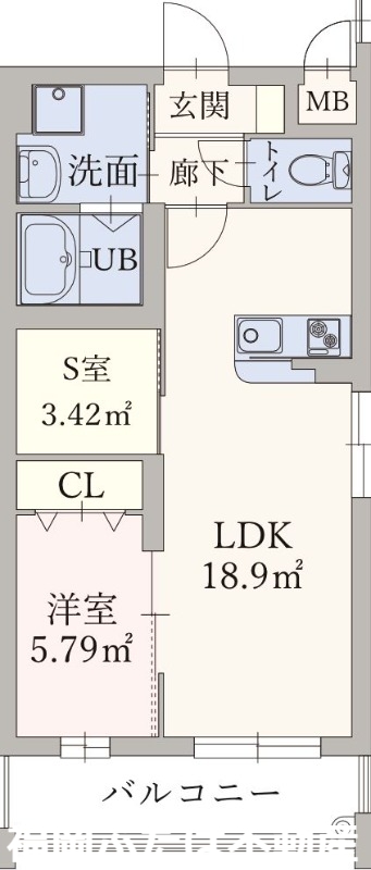LIFEFIELD二日市南の間取り
