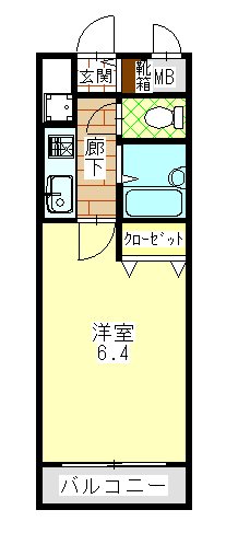 ライオンズマンション西千石の間取り
