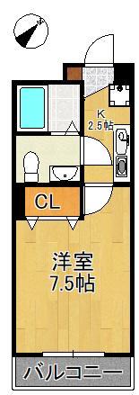 ヴィラアカデミアの間取り写真