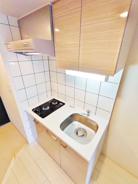 キッチン　２口ガスキッチン