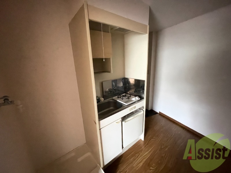 キッチン　キッチンにはガスコンロが設置してありますよ！