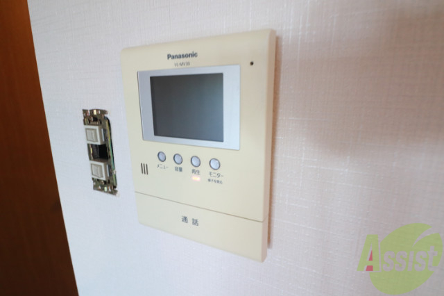 セキュリティ　このご時世来客は確認をしてから、モニターインターフォン付き