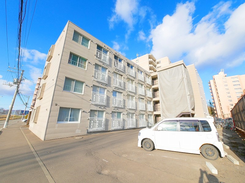 建物外観　☆物件名【ベルハイム大谷地】とお伝えください！