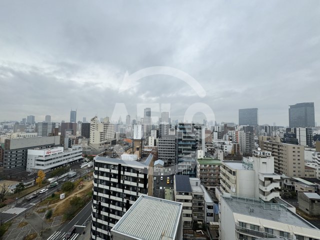 眺望　プレサンス大国町ラヴェニール　展望