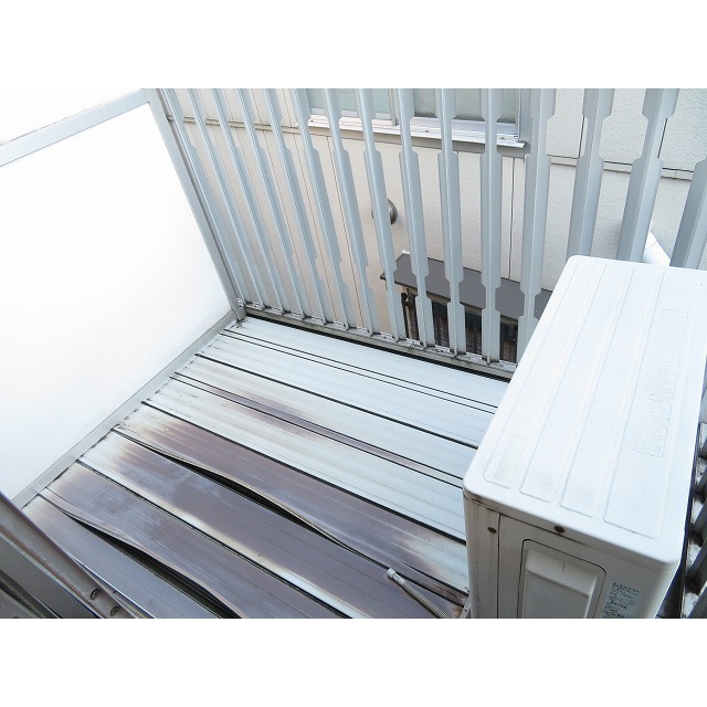 バルコニー　広々としたバルコニーです