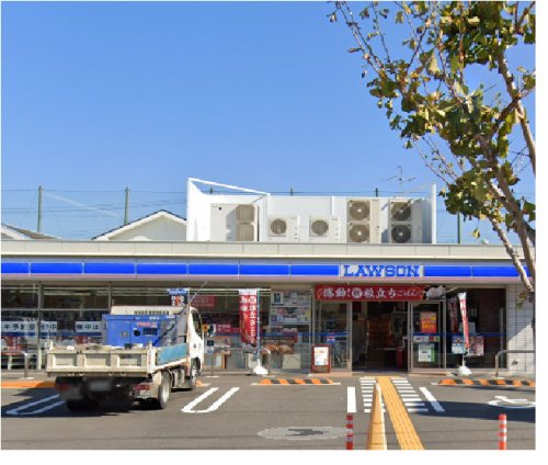 コンビニ　ローソン 神戸御崎本町二丁目店（コンビニ）まで100m