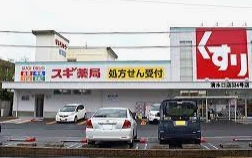 ドラックストア　スギ薬局 清水口調剤店（ドラッグストア）まで639m