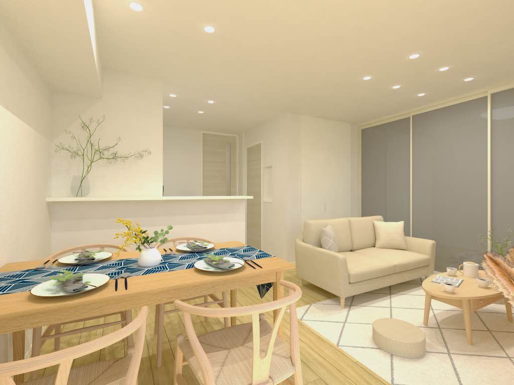 その他部屋・スペース　完成予想図／家具等は配置のイメージで物件に付属しておりませ…