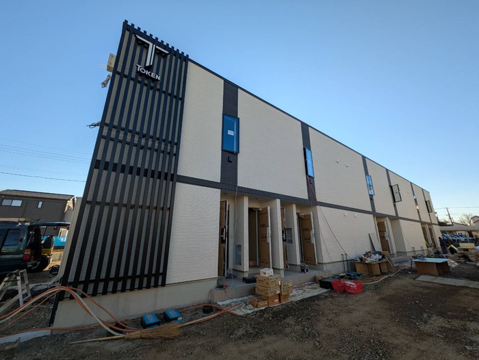 建物外観　建築中