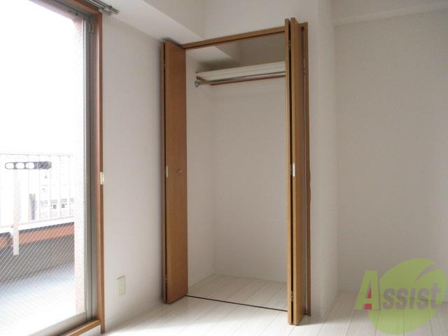 収納　使いやすいクローゼットタイプです。