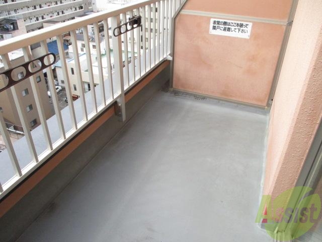 バルコニー　風通しの良いバルコニーです。