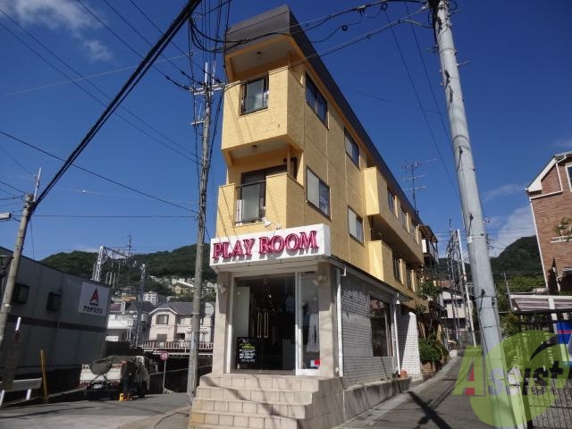 建物外観　外壁のカラーがお洒落です