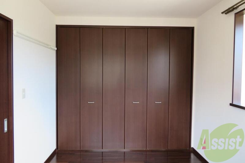 収納　大きな収納がしっかり完備されていてお部屋スッキリ