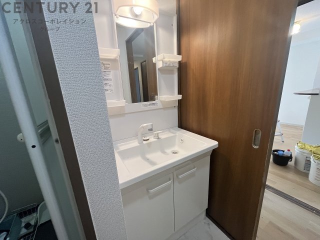 洗面設備　洗面所内に洗濯機置場あり♪