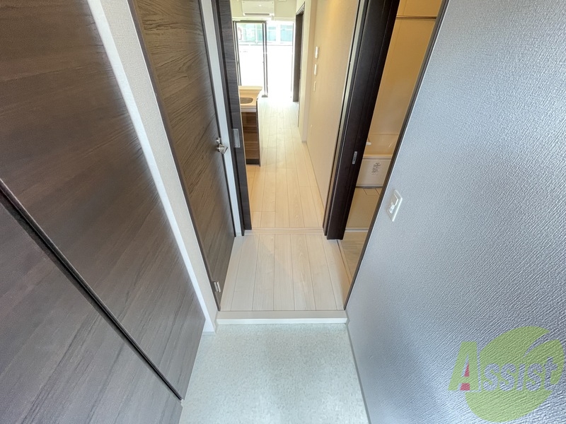 玄関　フラットな玄関！！