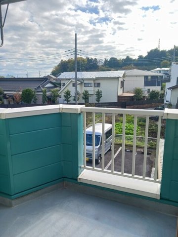 バルコニー　落ち着いた時間を過ごせるバルコニーです