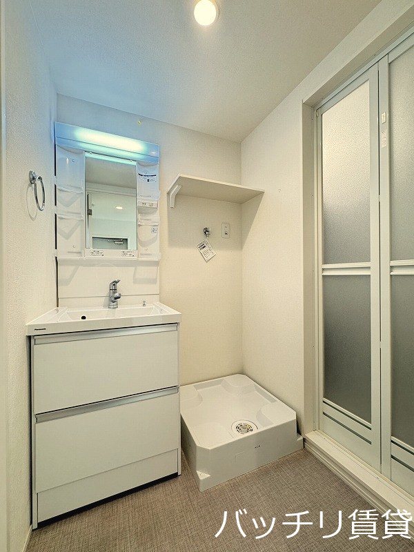 洗面設備　画像は別号室タイプの為、現状を優先致します。