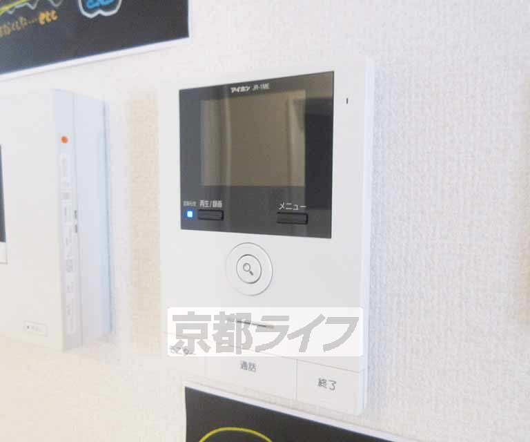 セキュリティ　モニター付きで安心・