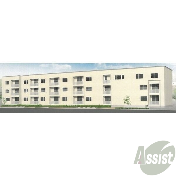 建物外観　完成予想パース　札幌市北区屯田５条「ｉ－ｔｏｗｎみずほ」