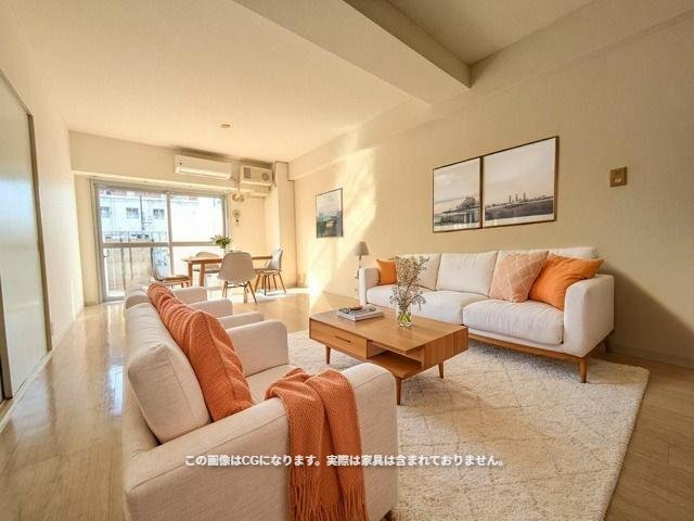 居室・リビング　家具や調度品の画像はＣＧとなります。