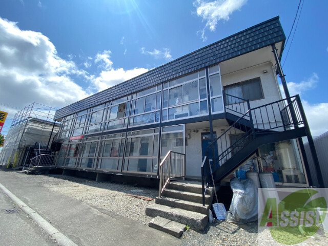 建物外観　札幌市東区北四十二条東「コーポ栄花」