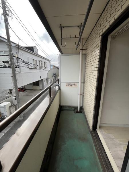 バルコニー　日当たりいいです！