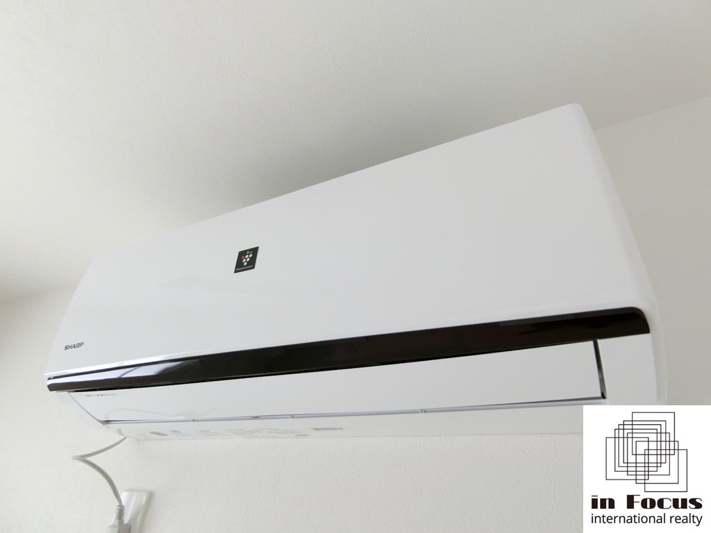 眺望　エアコン付きで暑い夏も快適です