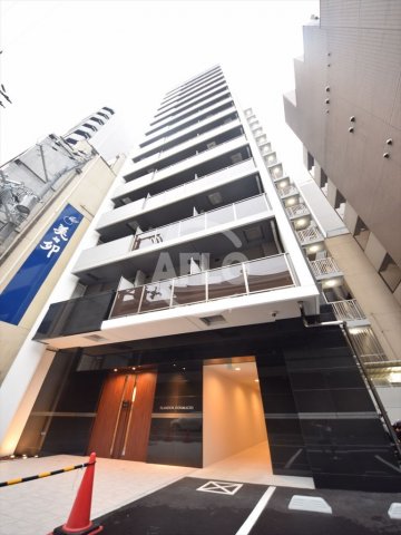 建物外観　プライムアーバン御堂筋本町　存在感のある外観