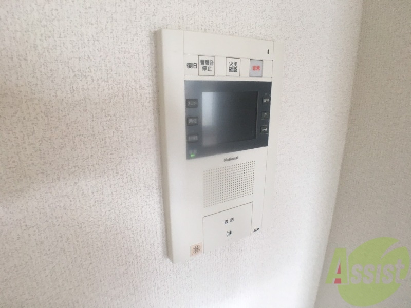 セキュリティ　インターホンは通話ができるので急な訪問があっても安心です。